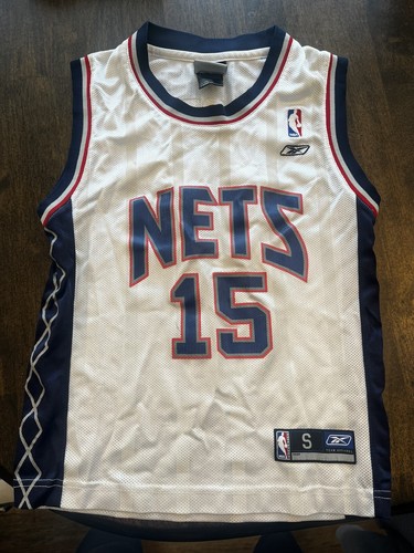 Y2K Reebok NBA Boys Basketball Jersey New Jersey Nets Vince Carter Youth Snall