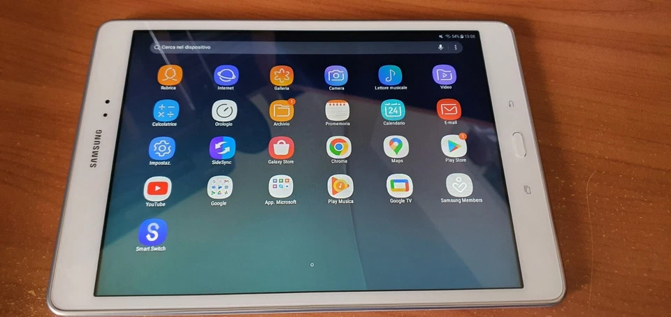 SAMSUNG TABLET TAB A SM-T550 BIANCO - Immagine 3 di 4