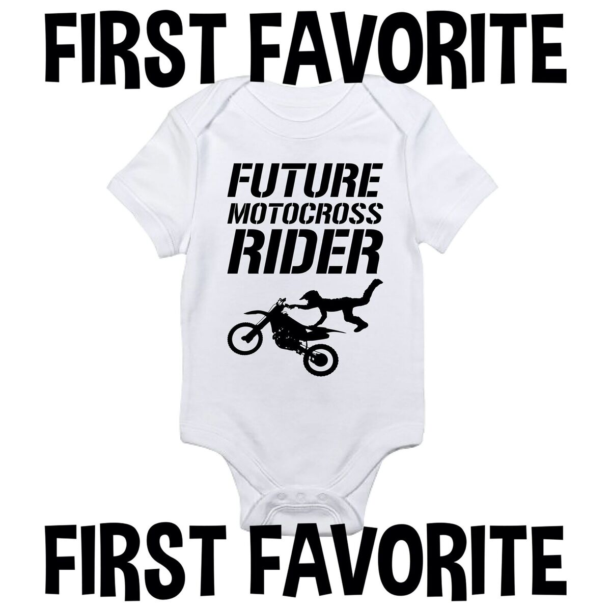 Future Motocross Rider Baby Bodysuit