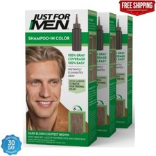 3 Pack Just For Men Original Formula Hair Color, Dark Blond/Lightest Brown H-15
