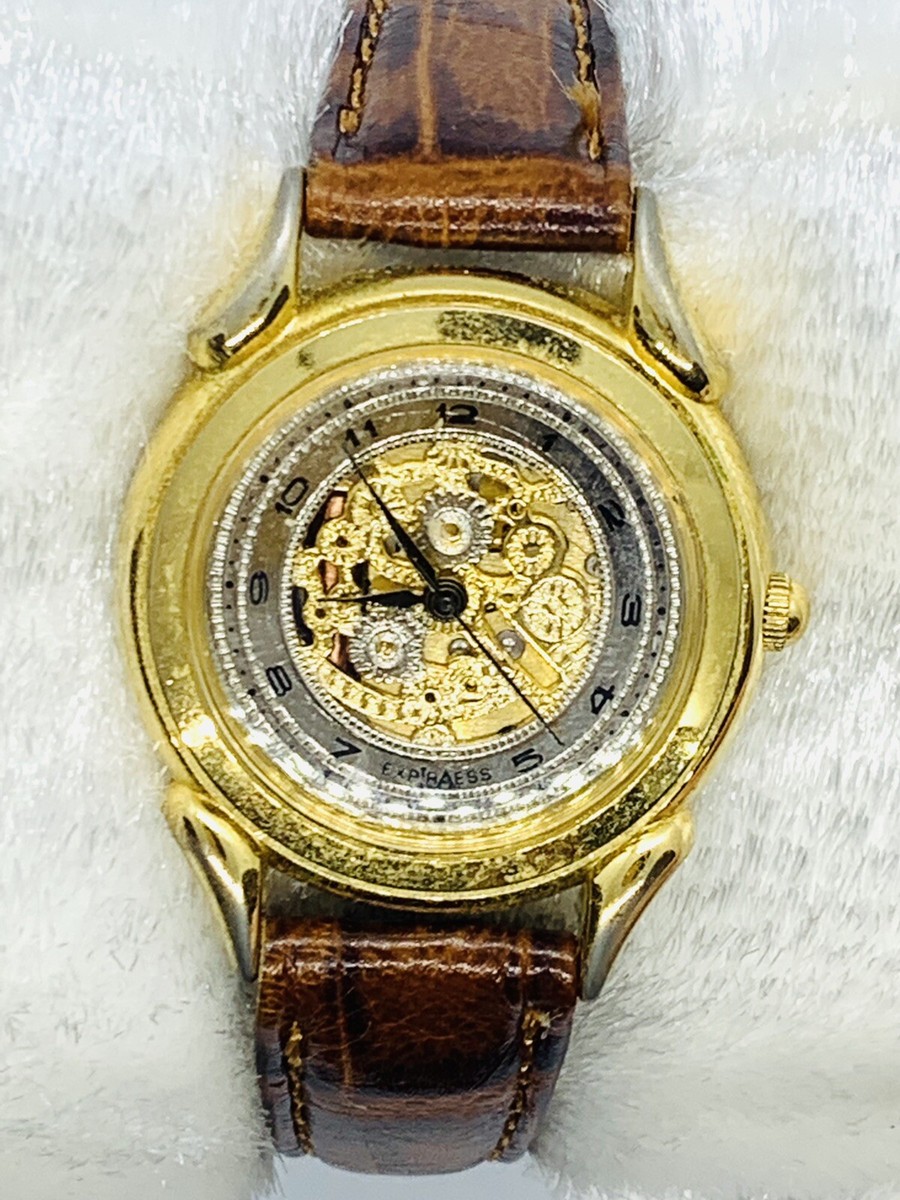 Vintage LA Express Gear Theme Face Quartz Watch WORKS GOOD  display picture 1