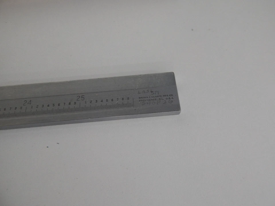Calibro Vernier Brown And Sharpe #571 25" In Custodia Starrett (Czu17) - Image 3 of 4