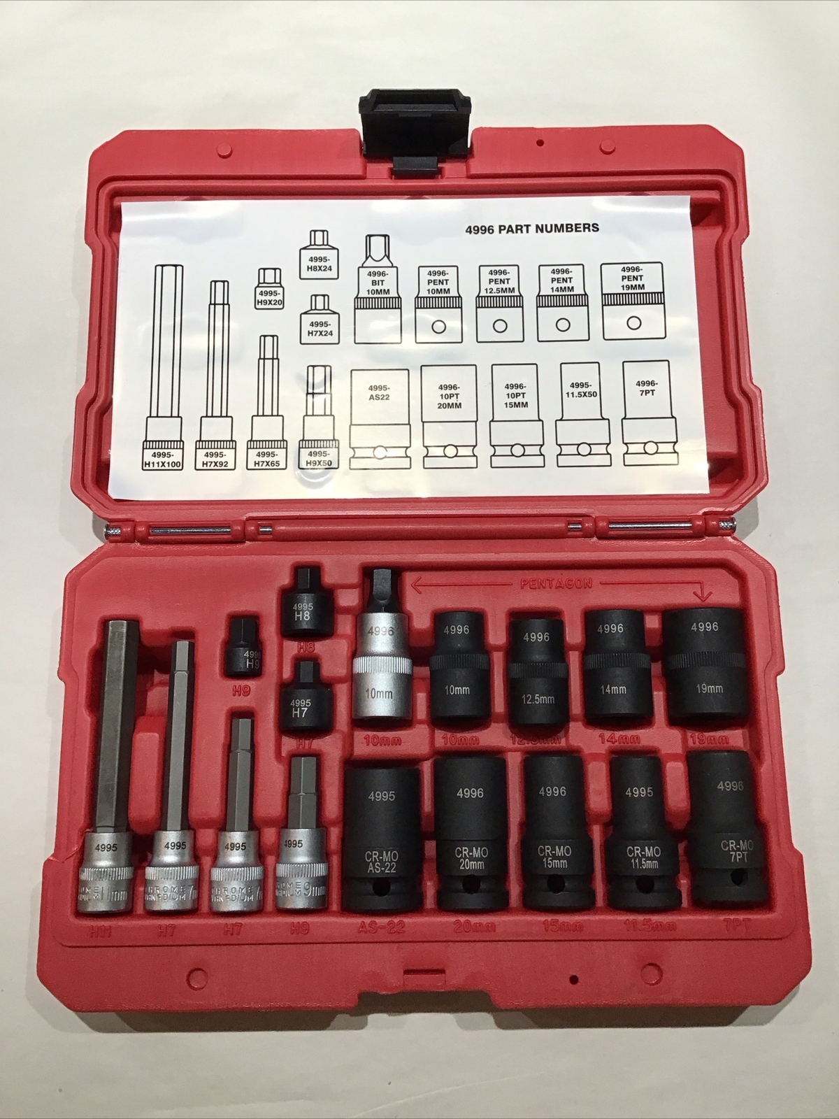 Matco Tools LT4996 Universal Brake Caliper Socket Set eBay