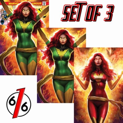    UNCANNY X-MEN #101 SZERDY GREEN & RED PHOENIX Variant Set