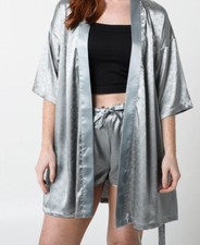 Heroes  Villains STAR WARS REBEL SATIN ROBE PAJAMA SET Size Small NEW Tags