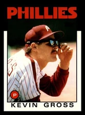 1986 Topps Tiffany Kevin Gross #764 Print Run 5,000 NM-MINT