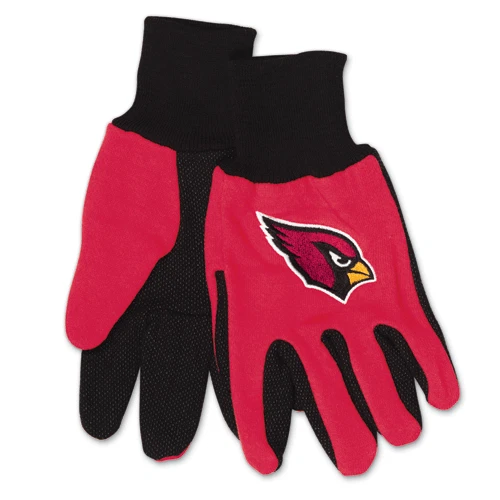SPORTS TEAM UTILITY GLOVES PAIR: ARIZONA CARDINALS - 6 PACK
