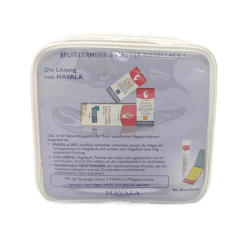 Nagelpflege Set Mavala Solution für Splitternder, matter Nagellack Maiküre Nails - Bild 3 von 4