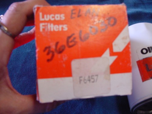 NOS Lucas Oil Filter Lotus Elan 68-73 - Picture 3 of 3