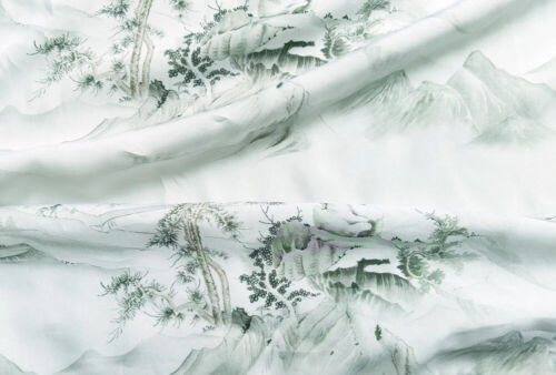1 Meter X 1.4 Meter China Painting Material Soft Dress Shirt Robe Fabric Viscose - Bild 2 von 6