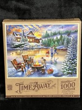 Master Pieces Time Away 1000pc Jigsaw Puzzle NEW IN BOX Winter Scene