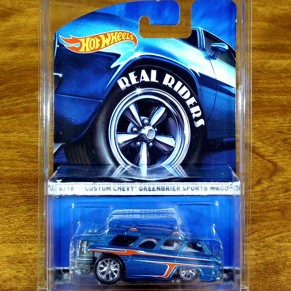 Hot Wheels Heritage Real Riders Series Custom Chevy Greenbrier
