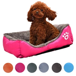 Pet Lit pour chien / chat doux chaud puppy tapis de Kennel Pad Coussin lavable S/M/XL/XXL