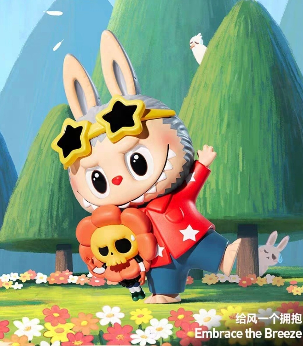 POPMART Hand in Hand Series Labubu Embrace the Breeze Certain