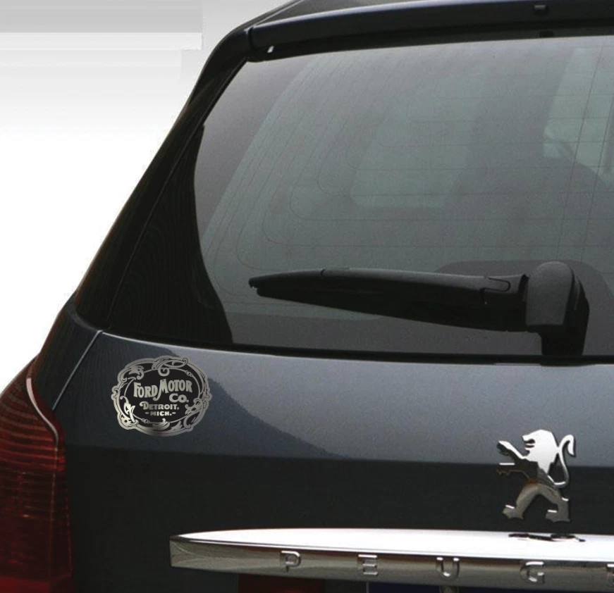 Calcomanía adhesiva con logotipo Ford vintage para ventana de auto camioneta | Elige tu color y tamaño Foto 4 de 4