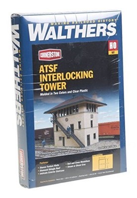  HO Scale ATSF Interlocking Tower Structure Kit 