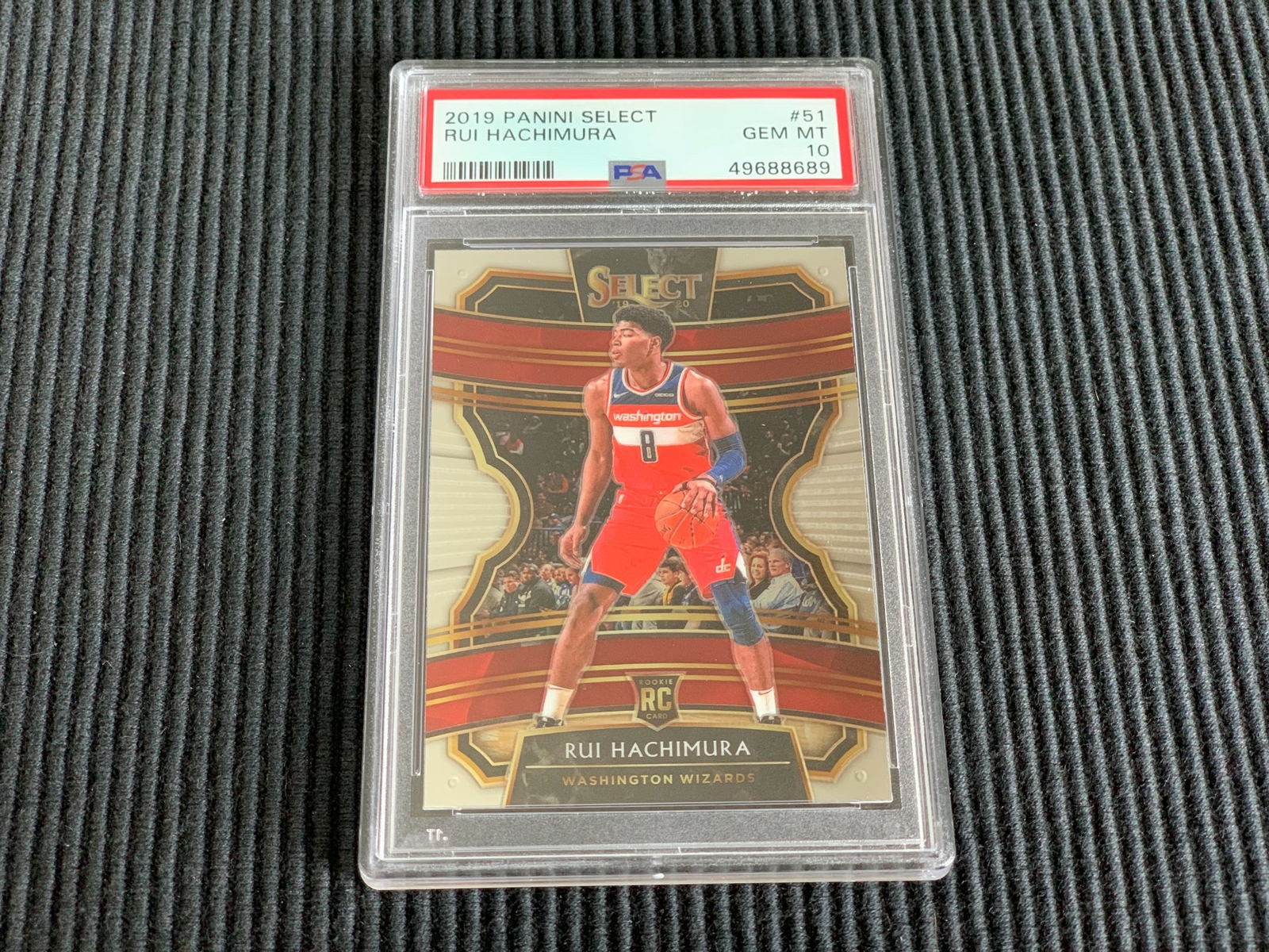 2019/20 PANINI SELECT #51 RUI HACHIMURA *ROOKIE PSA 10 GEM MINT*  WIZARDS