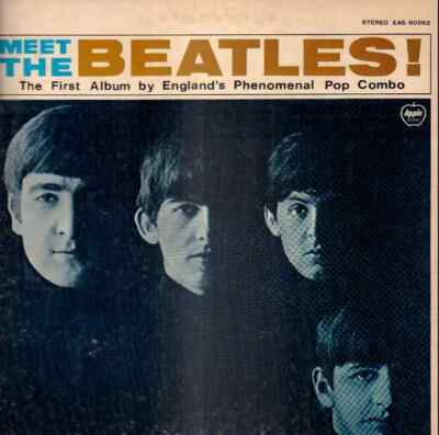 The Beatles Meet The Beatles! INSERT JAPAN NEAR MINT Apple Vinyl