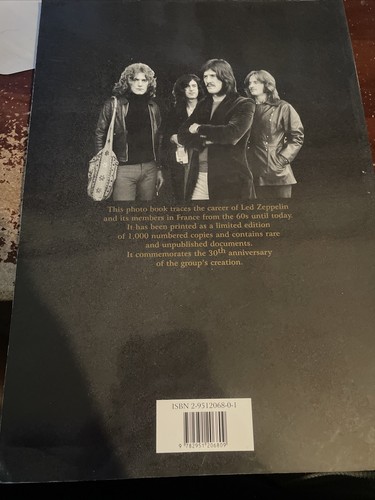 Rare Led Zeppelin Hexagonal Experiences Photobook 212/1000 - Picture 3 of 7
