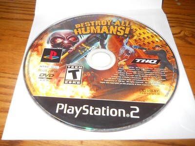 Destroy All Humans (PS2, 2005) Disk Only