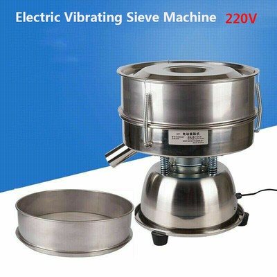 220V Edelstahl Elektrisches Vibrationssieb Schüttelmaschine für Pulverpartikel