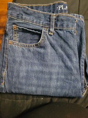 The Childrens Place Boys Size 12 Boot Cut Blue Jeans Husky Pants