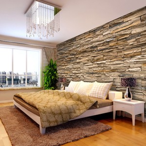 Details About 3d Wallpaper Bedroom Living Mural Roll Modern Faux Brick Stone Wall Background