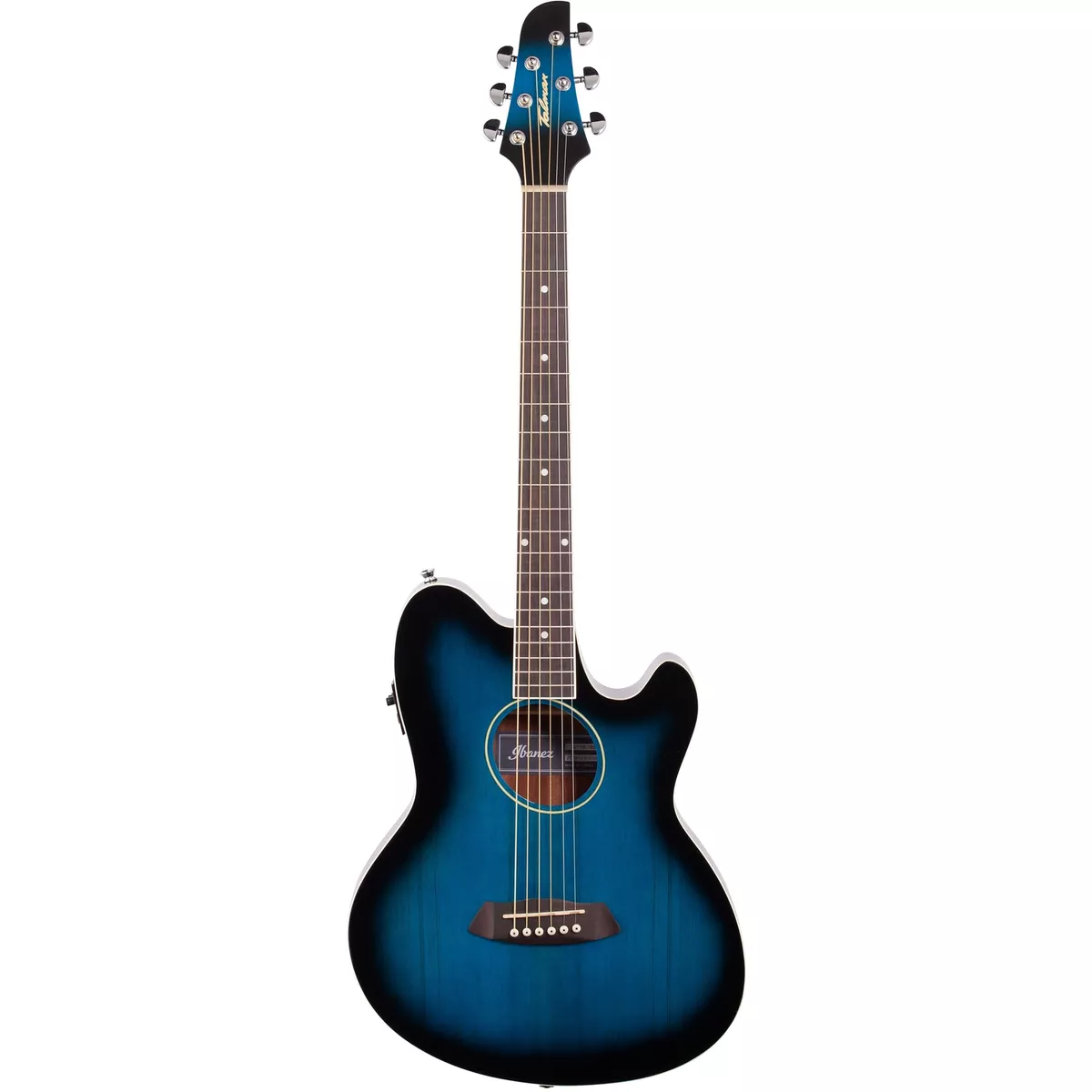 Ibanez TCY10E Talman Acoustic Electric Guitar Transparent Blue