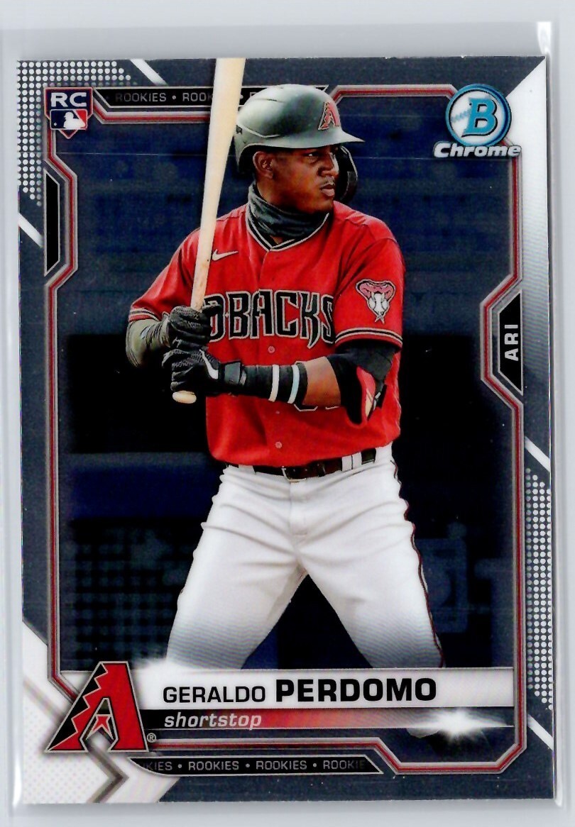 2021 Bowman Chrome #98 Geraldo Perdomo RC Arizona Diamondbacks