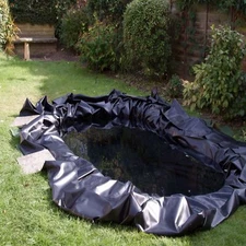 4.7mil Thickness Flexible Water Garden Fish Pond Liner PVC Pool Landscaping