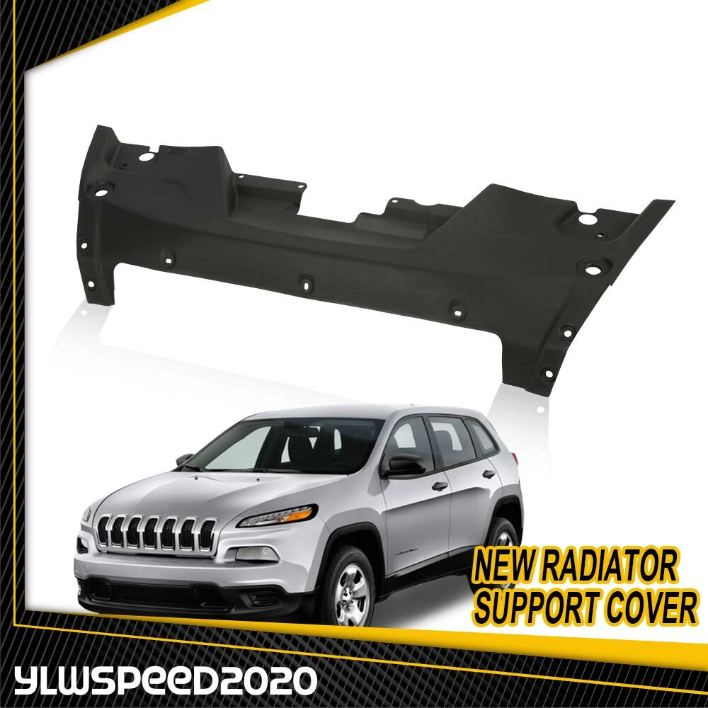Fit For Jeep Cherokee 2014-2018 Radiator Support Cover Front Upper Black