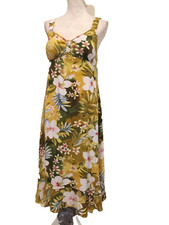 Karin Stevens Dress, Size 10, adjustable button straps, padded bra, elastic back