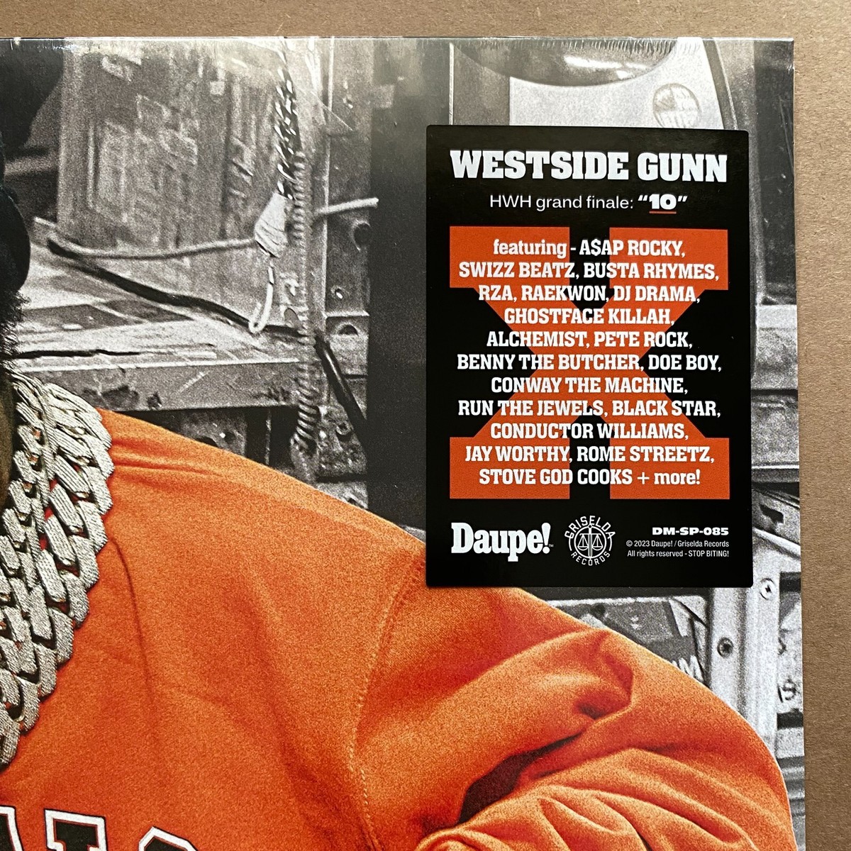 Westside Gunn 10 50/50 Split Vinyl Variant Record Lp Daupe Wsg