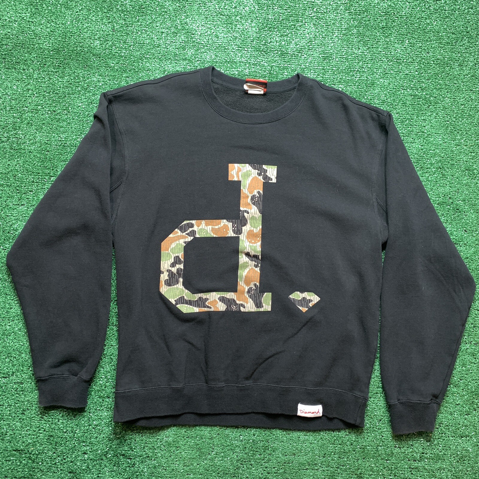 Co Sweatshirt Sweater Graphic Camo Logo 