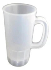 2 Lg Natural 22 Oz Beer Mugs Made USA Lead Free Beer Steins Tops in Quality