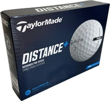 TaylorMade Distance+ Golf Balls Dozen with Sapporo Premium Beer Logo White New