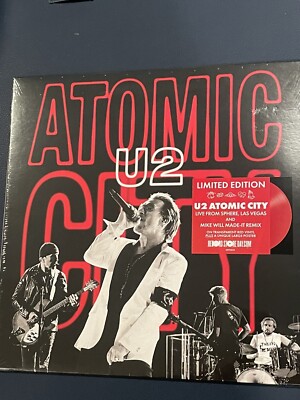 U2 Atomic City (Live At Sphere, Las Vegas) 10'' RED Color Vinyl RSD 2024 NEW