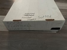5000 Football Cards Late 1980’s - 2010’s panini, topps, score