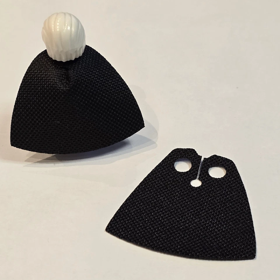 5x Cape / Cloak Standard *Black* Compatible for Minifigures - Image 3 of 4