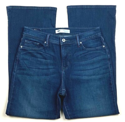 Levi s 512 Jean Women Size 10 Petite Perfectly Slimming Bootcut Mid Rise Stretch