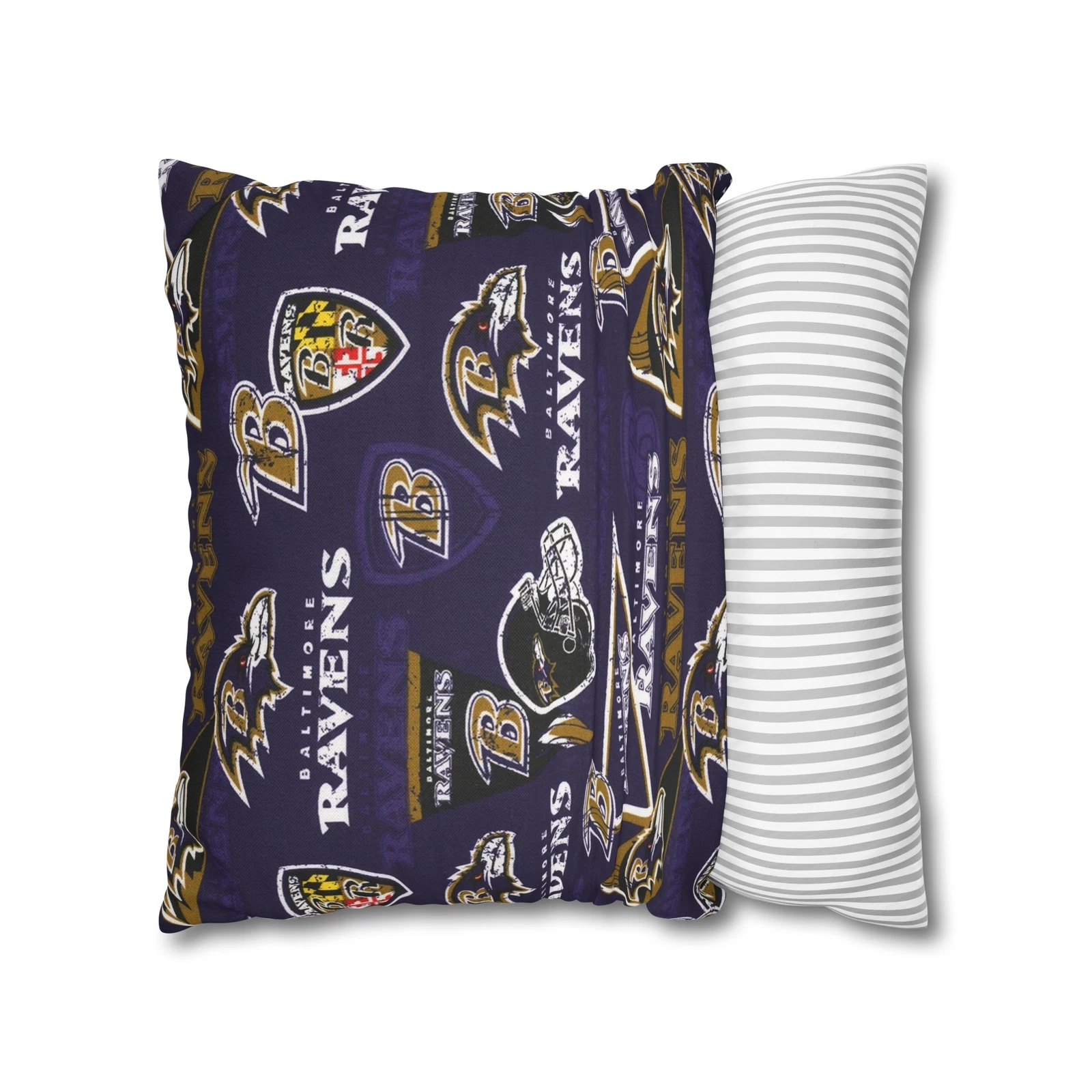 Baltimore Ravens Spun Square Pillowcase