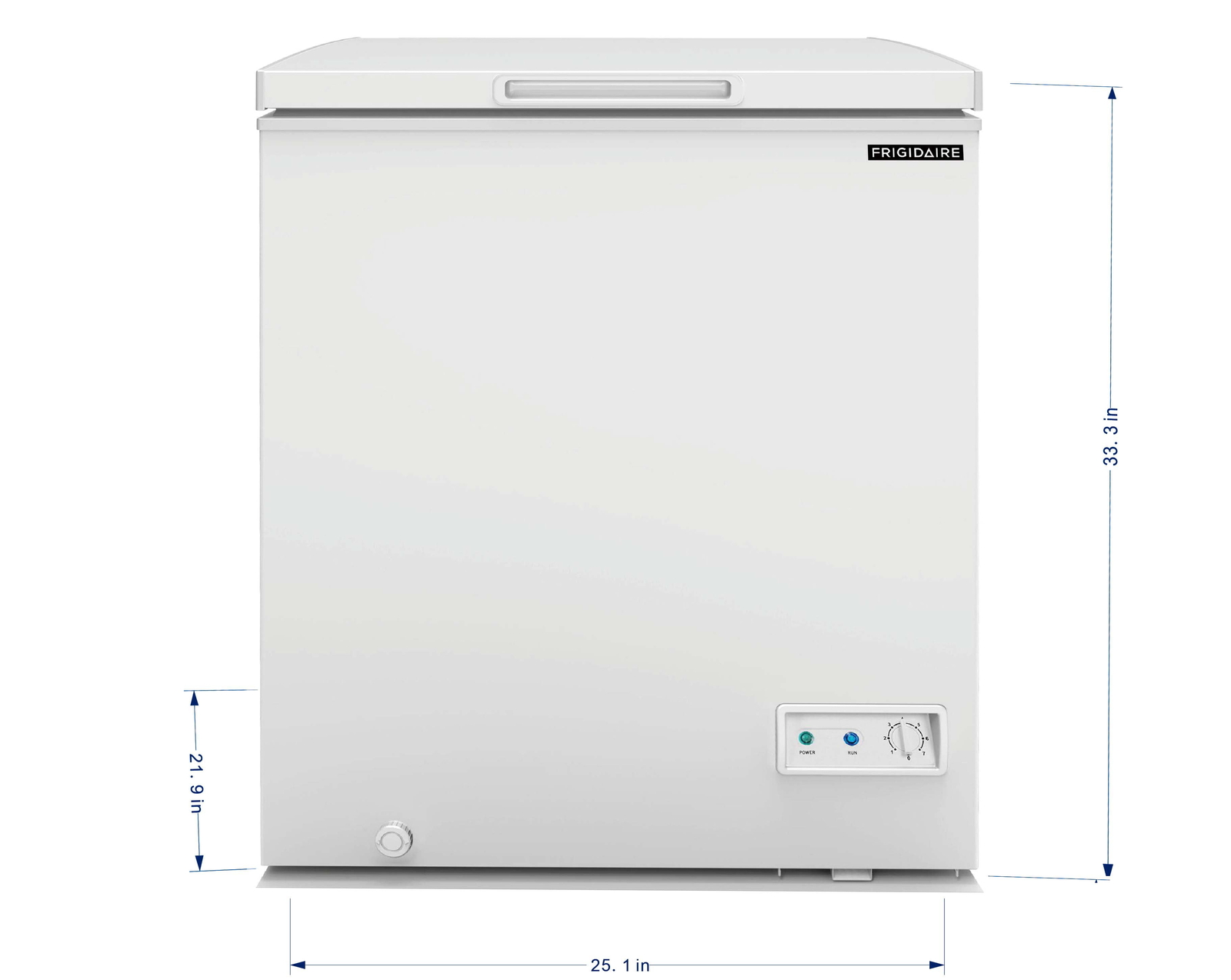 Frigidaire EFRF7003 7.0 Cu. ft. Chest Freezer, Garage Ready, White