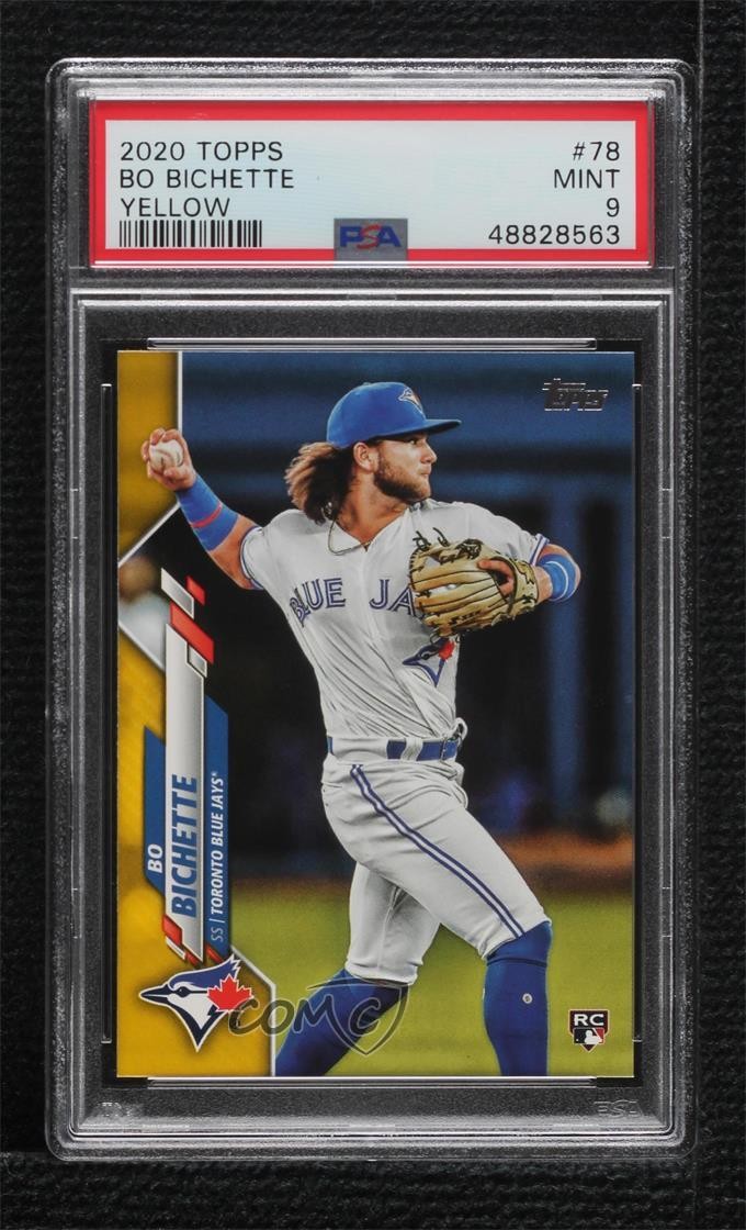 2020 Topps Walgreens Yellow Bo Bichette #78 PSA 9 MINT 01mu