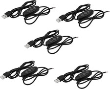 USB Male with On/Off Switch to Stripped Ends, USB 2.0 9-Speed Dimming Switch Pow