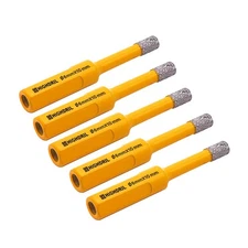 Diamond Drilling Core Bits Drill Bit 5pcs 6mm Hole Saw Cutter for Masonry Marble