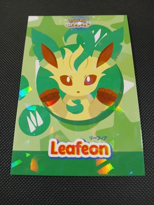 Pokemon Let's Go Eevee Database Set Peru Leafeon Circle Cracked Ice US Seller