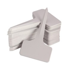 100 Pcs Outdoor Garden Label White Plastic Tags Waterproof Plant