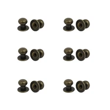 12 Pack Mini Jewelry Box Round Knob Small Cabinet Drawer Pull Handles