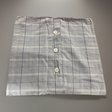 Nautica Blue Flannel Button Up Pillow Cases S...