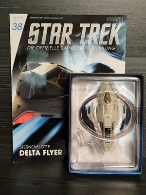 Star Trek DELTA FLYER  STERNENFLOTTE Eaglemoss #38 mit Heft und OVP